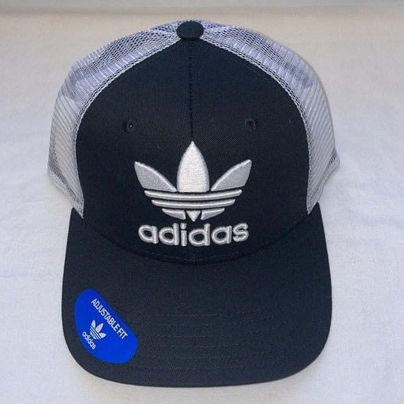 LAST ONE AVAILABLE!! - New Men's Adidas Trefoil Original Adjustable Trucker Hat - Picture 5 of 15